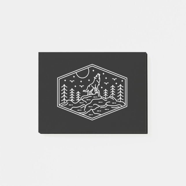 Full Moon Varg 3 Post-it Block (Framsida)