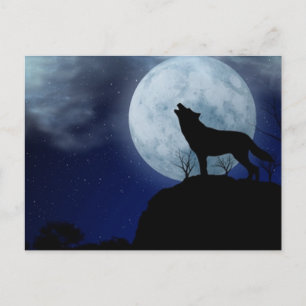 Full Moon Varg Vykort