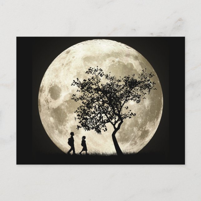 Full Moon Vykort (Framsida)