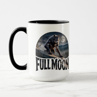 Full Moon Werevarg - Gothic Fantasy Horror Mugg