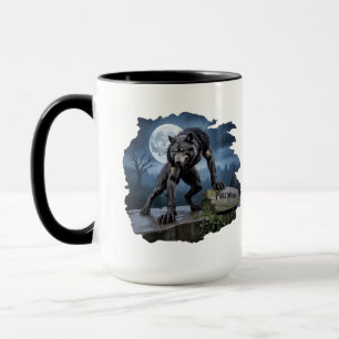 Full Moon Werevarg - Gothic Fantasy Horror Mugg