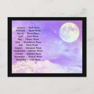 Full Moons Vykort