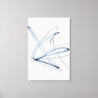 Full Motion, minimalistisk abstrakt linjekonst Can Canvastryck