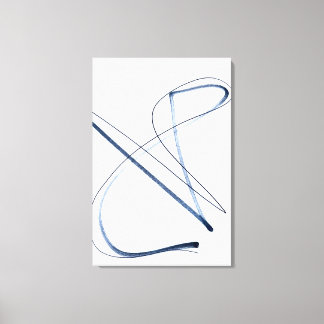 Full Motion, minimalistisk abstrakt linjekonst Can Canvastryck