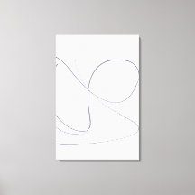 Full Motion, minimalistisk abstrakt linjekonst Can