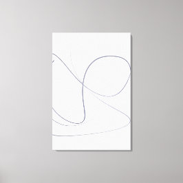 Full Motion, minimalistisk abstrakt linjekonst Can Canvastryck