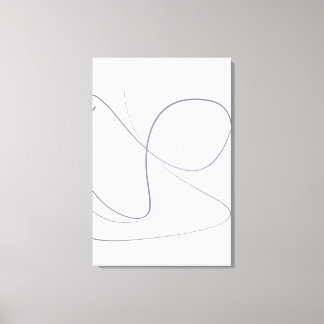 Full Motion, minimalistisk abstrakt linjekonst Can Canvastryck