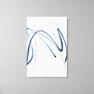 Full Motion, minimalistisk abstrakt linjekonst Can Canvastryck