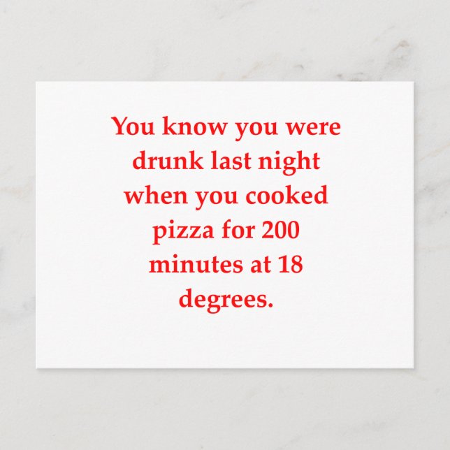 full pizza vykort (Framsida)