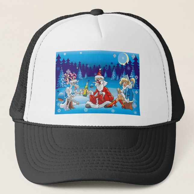full Santa ful julafton Keps (Framsida)