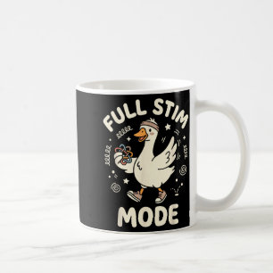 Full Stim Läge Rolig Gås Au Medvetenhet Adhd Kaffemugg