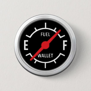 Full tank, tom plånbok knapp