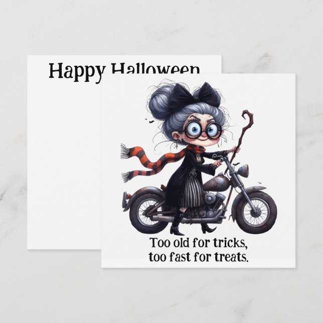 Full Throttle & Fright – Mormors Halloween (Fram/baksida)