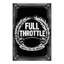 Full Throttle Gym Poster – Sävja För Muskel F