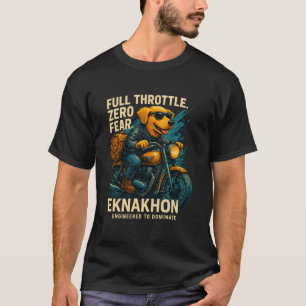 Full Throttle Moto Dog T-Shirt EKNAKHON™ – Noll