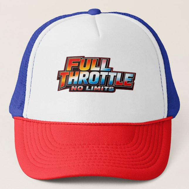 Full Throttle No Limits Hatt – Patriotisk tävlings Keps (Framsida)