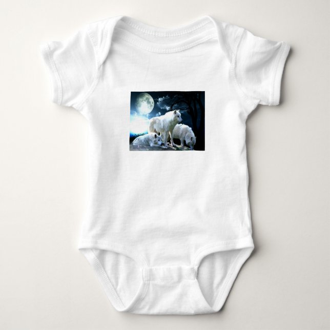 Full vargmåne t shirt (Framsida)