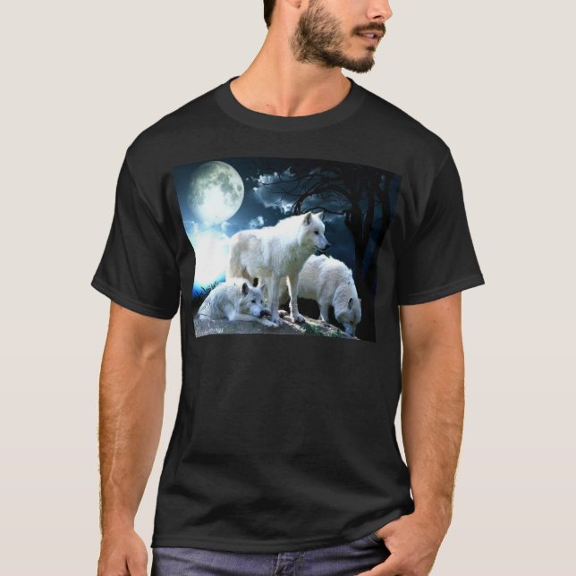 Full vargmåne t-shirt (Framsida)