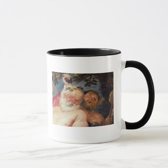 Fulla Silenus som stöttas av Satyrs, c.1620 Mugg (Höger)