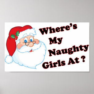 Fulla stygga Santa Poster