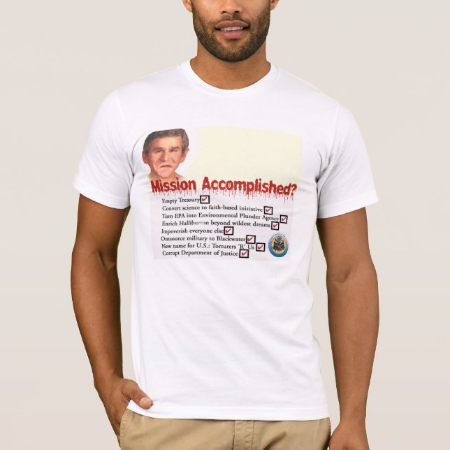 Fulländad beskickning? tee shirt (Framsida)