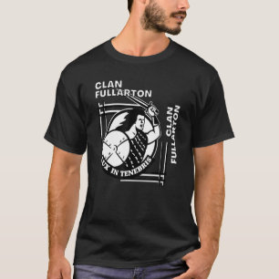 Fullarton Klan Gaelic Motto Swordsman T Shirt
