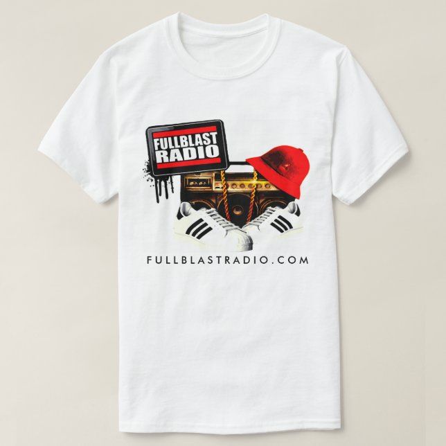 FULLBLAST RADIOSÄNDE OLD SCHOOLLOGOTYPSKJORTAN T-SHIRT (Design framsida)