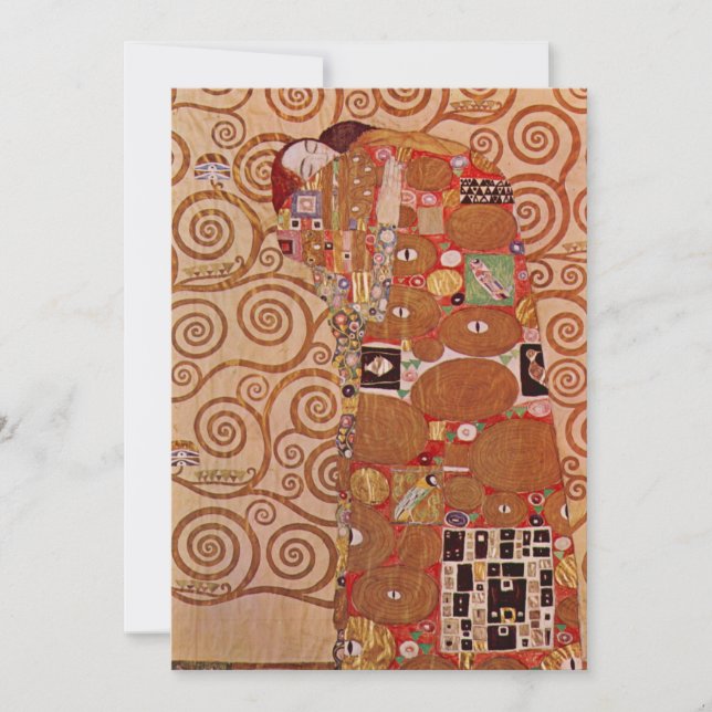 Fullbordande av Gustav Klimt, Vintage Art Nouveau (Framsida)