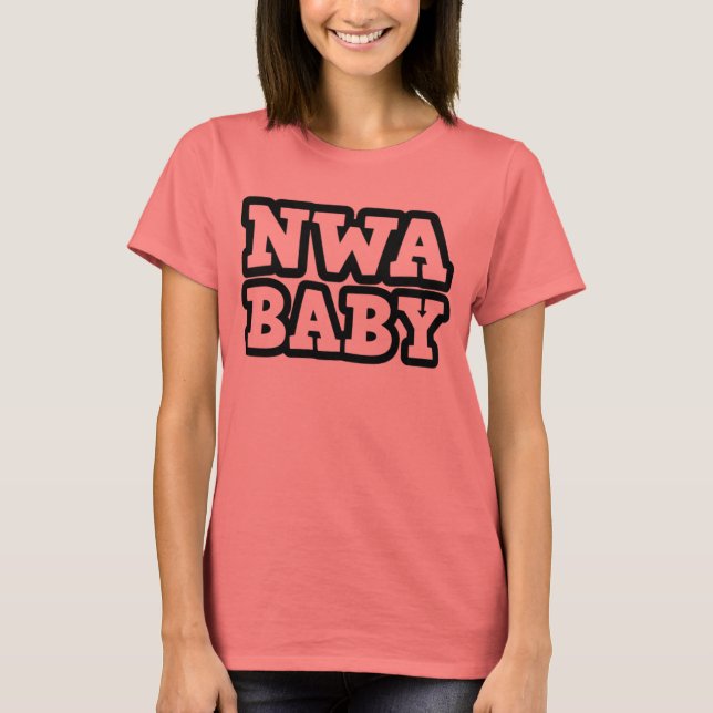 Fullbred Anpassningsbar Nwa Baby Tee (Framsida)