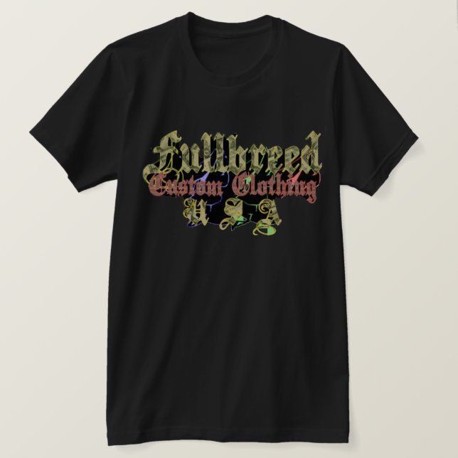 Fullbreed anpassningsbarT-tröja T-shirt (Design framsida)
