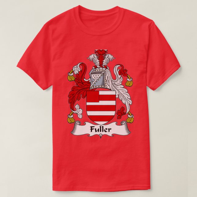 Fuller Coat of Arms Fuller Family Crest  T Shirt (Design framsida)