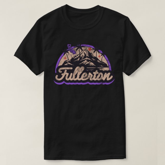 Fullerton, Kalifornien T Shirt (Design framsida)