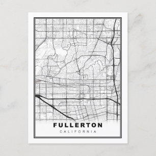 Fullerton Karta Helg Vykort
