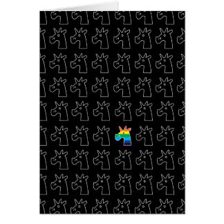 Fullgjord Unicorn Hälsningskort