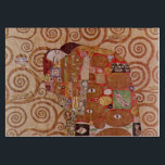 Fullgörande av Gustav Klimt, Vintage Art nouveau<br><div class="desc">Fulfillment,  The Embrace (1909) av Gustav Klimt är en vintage Victorian ERA Symbolism bra art kärlek och romantik porträtt som har ett ungt par kramar på sig att kyssa.
Om konstnären:
Gustav Klimt (1862-1918) var en österrikisk symbolmålare och en av de mest framträdande medlemmarna i rörelsen Wien Art nouveau.</div>