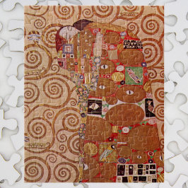 Fullgörande av Gustav Klimt, Vintage Art nouveau Pussel