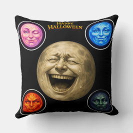 Fullmåne glad halloween elementär kastkudde d kudde