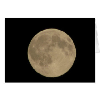 Fullmåne Hälsningskort