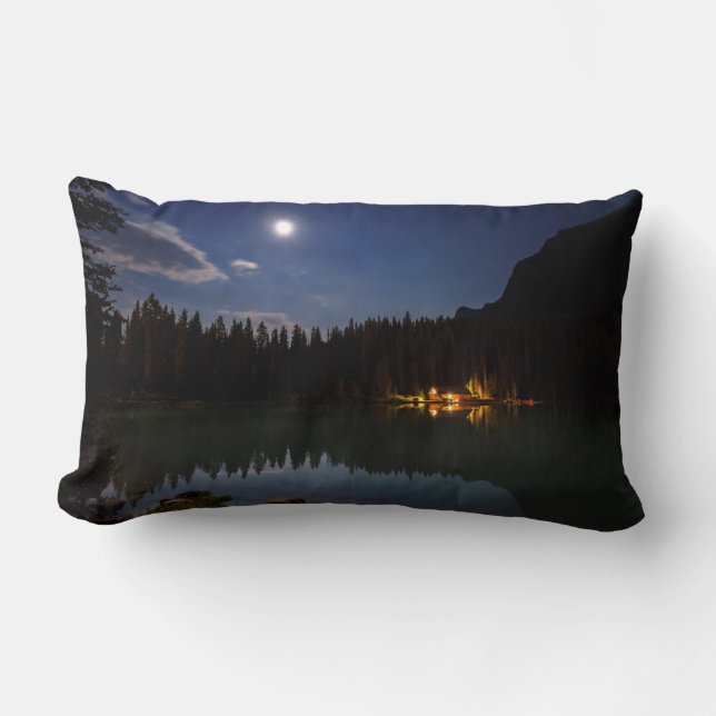 Fullmåne | Lake Louise, Kanada Lumbarkudde (Framsida)