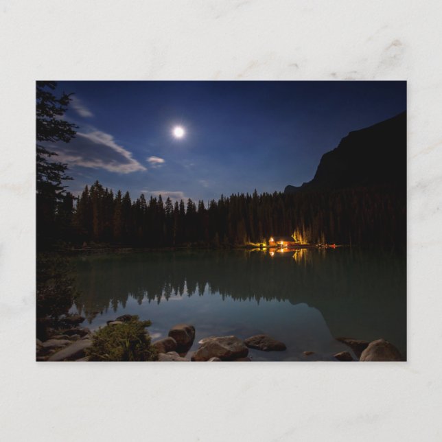 Fullmåne | Lake Louise, Kanada Vykort (Framsida)