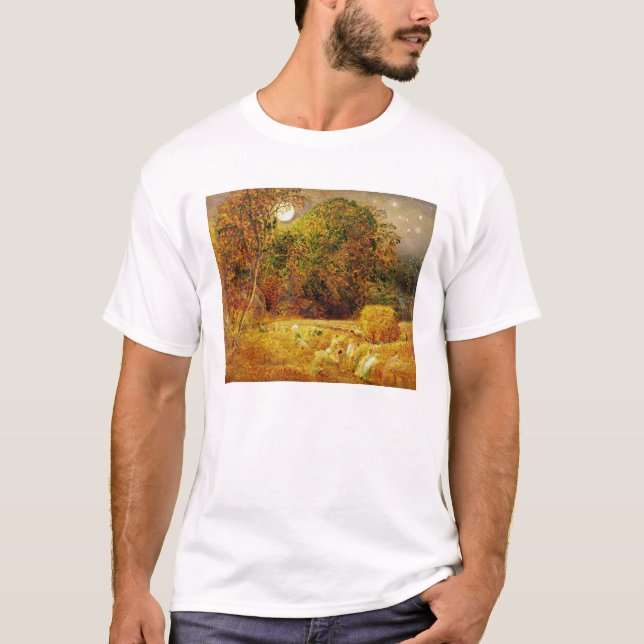 Fullmåne närmast höstdagjämningen, 1833 (olja på tee shirt (Framsida)