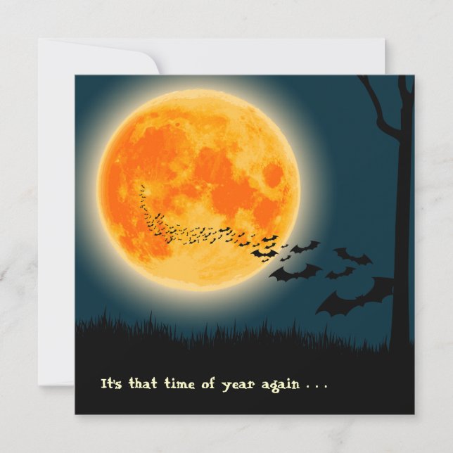 Fullmåne närmast höstdagjämningeninbjudan inbjudningar (Framsida)