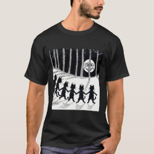 Fullmåne och katter, Louis Wain T Shirt