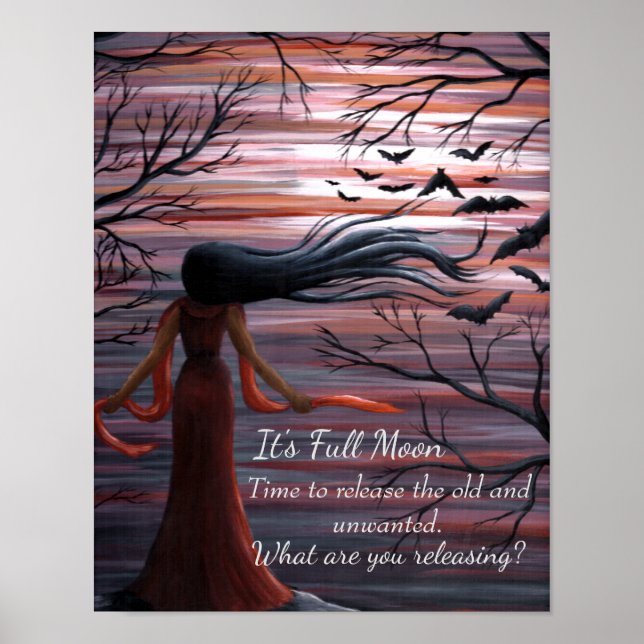 Fullmåne Ritual Poster (Framsidan)