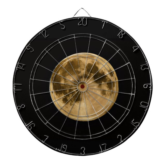 Fullmåne rymd dartboard darttavla (Framsidan)