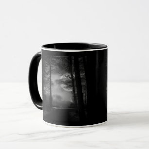 Fullmåne Skog Mugg