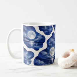 Fullmånehavsnatt Kaffemugg