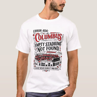 Fullsatt Stadion Publik I Columbus Ohio T Shirt
