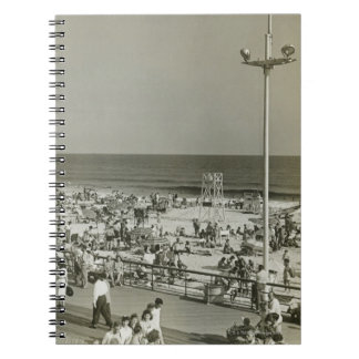 Fullsatt strand anteckningsbok
