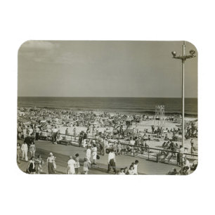 Fullsatt strand magnet